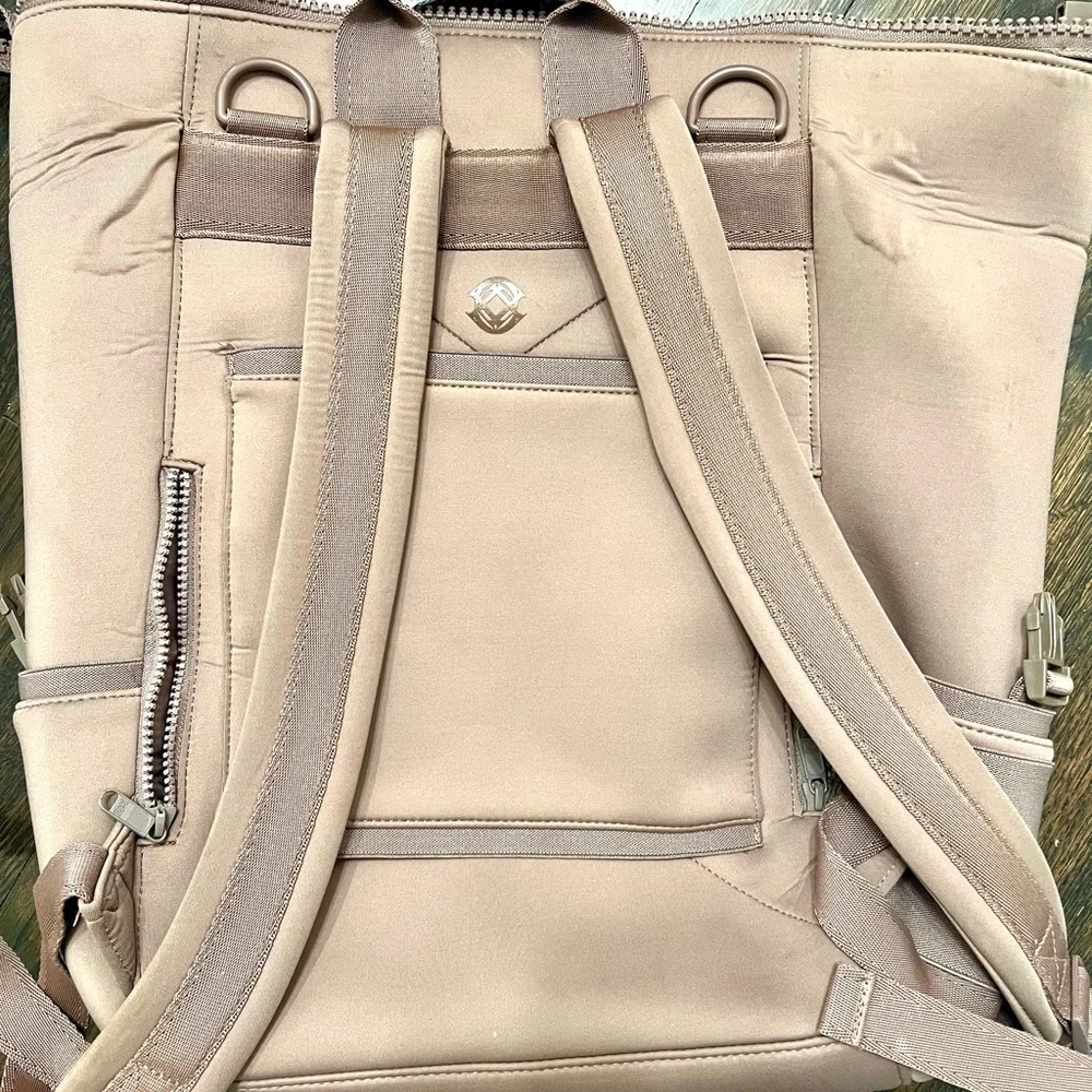 Dagne Dover INDI NEOPRENE DIAPER BACKPACK in Dune
